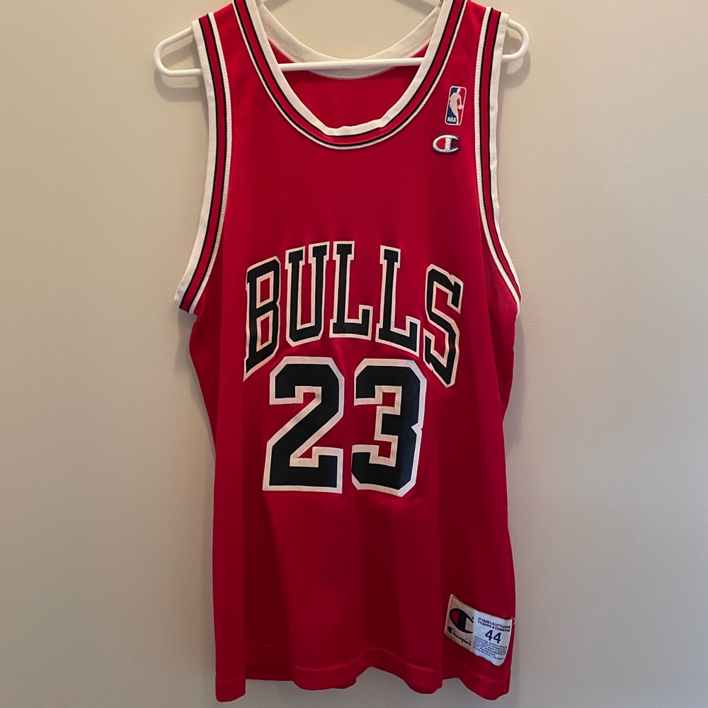 Rare. Vintage Champion Michael Jordan Bulls Jersey.